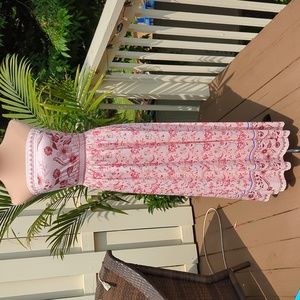 Shein Strapless Maxi Dress EUC